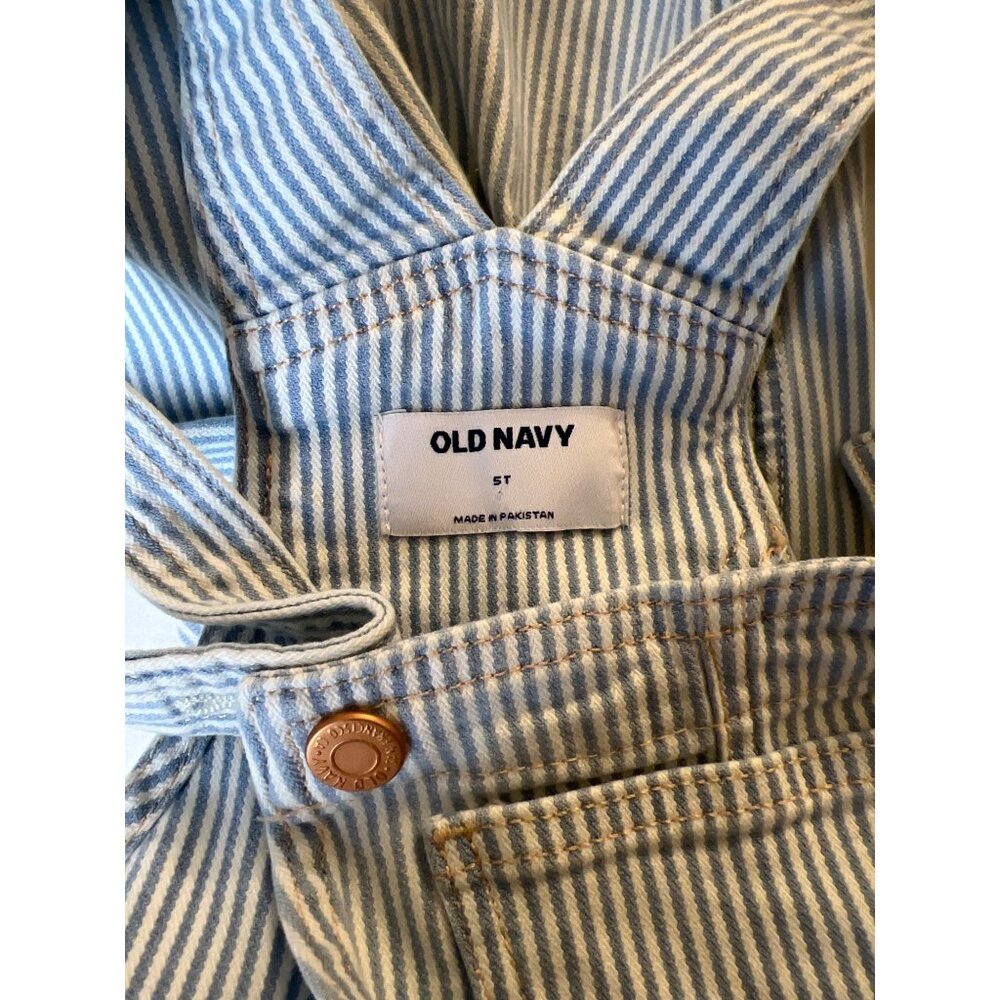 Old Navy Pinstripe Overalls - Picture 7 of 9